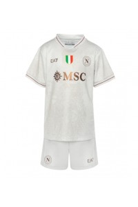 Fotbalové Dres SSC Napoli Dětské Venkovní Oblečení 2025-26 Krátký Rukáv (+ trenýrky)